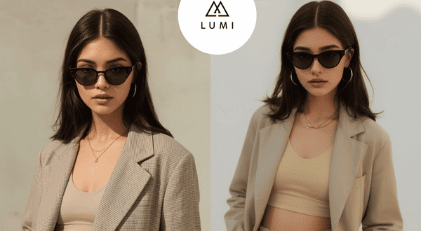 Gen Z đeo kính râm mắt mèo hot trend 2025