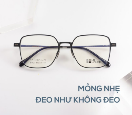 gọng kính titan